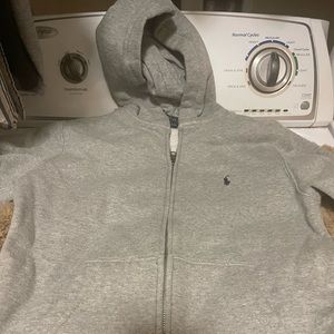 large polo boys jacket grey large